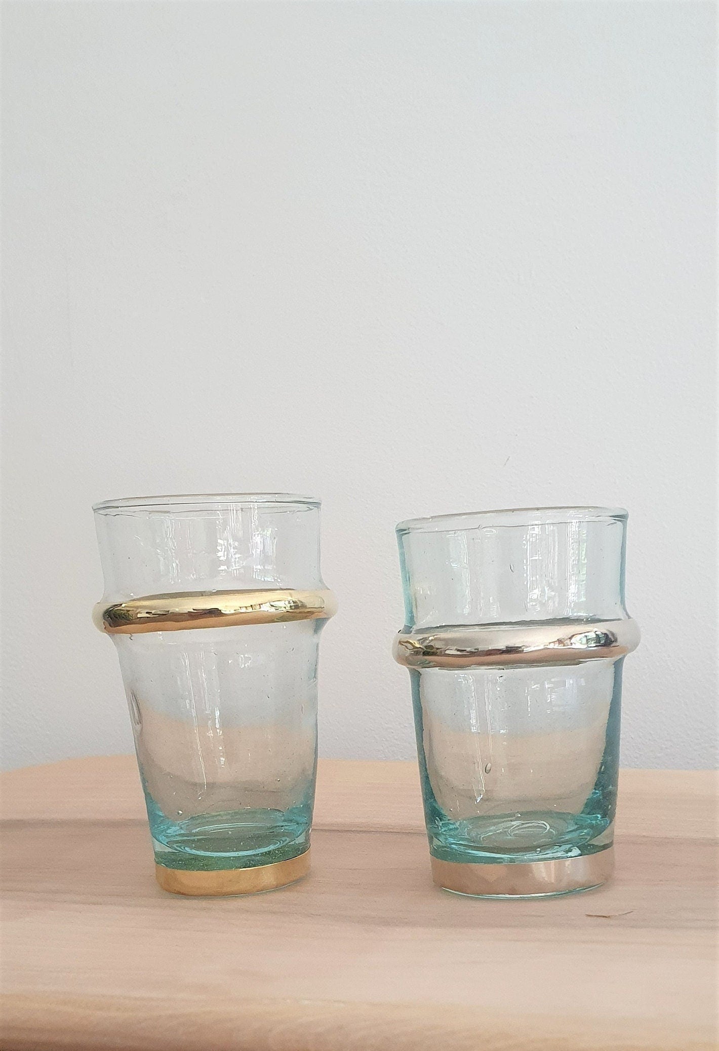 Assortiment de 6 verres Beldi dans le catalogue.