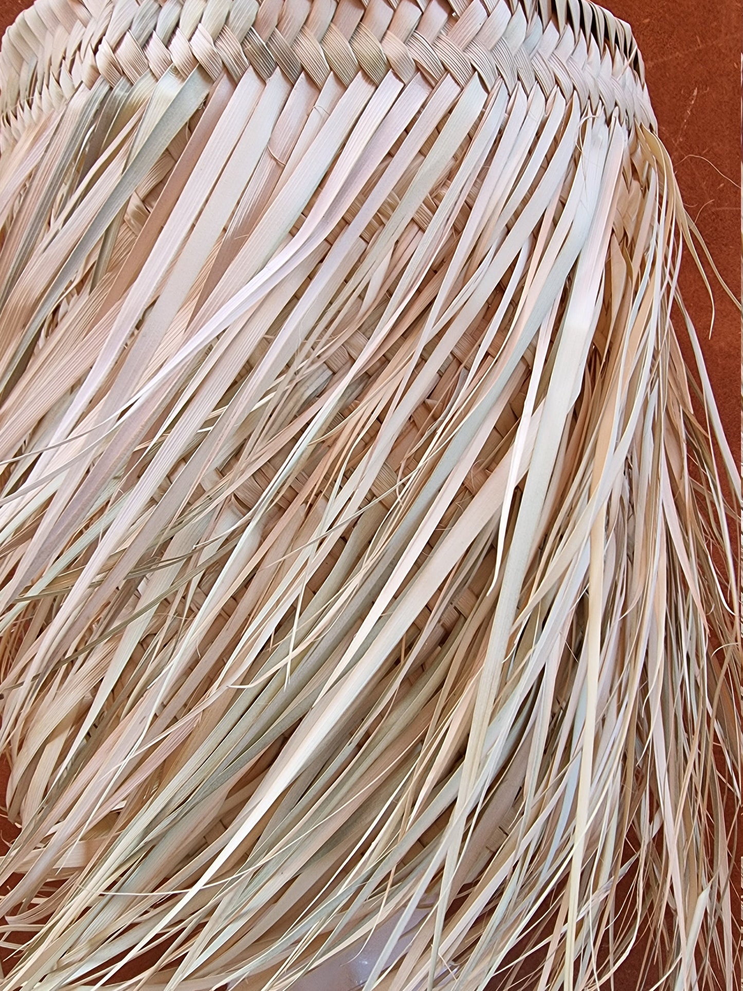 special order for sasha adler 2 Abat jour en feuille de palmier