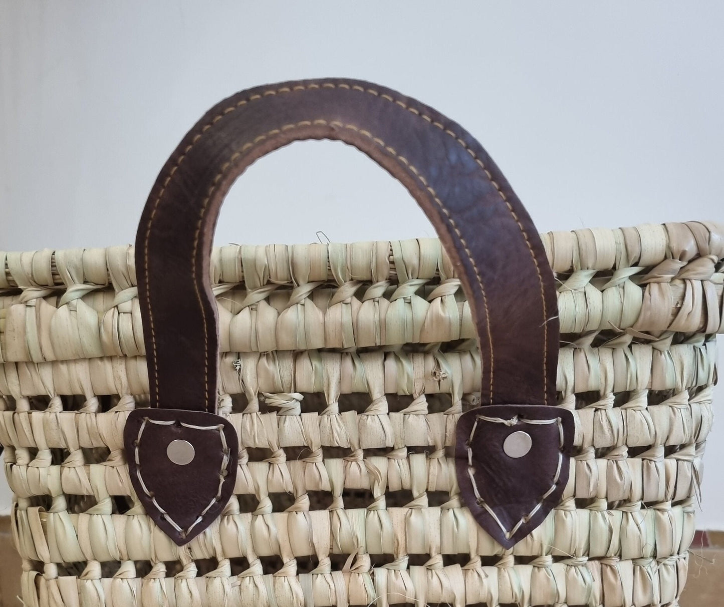 Decorative wicker box for stylish organization