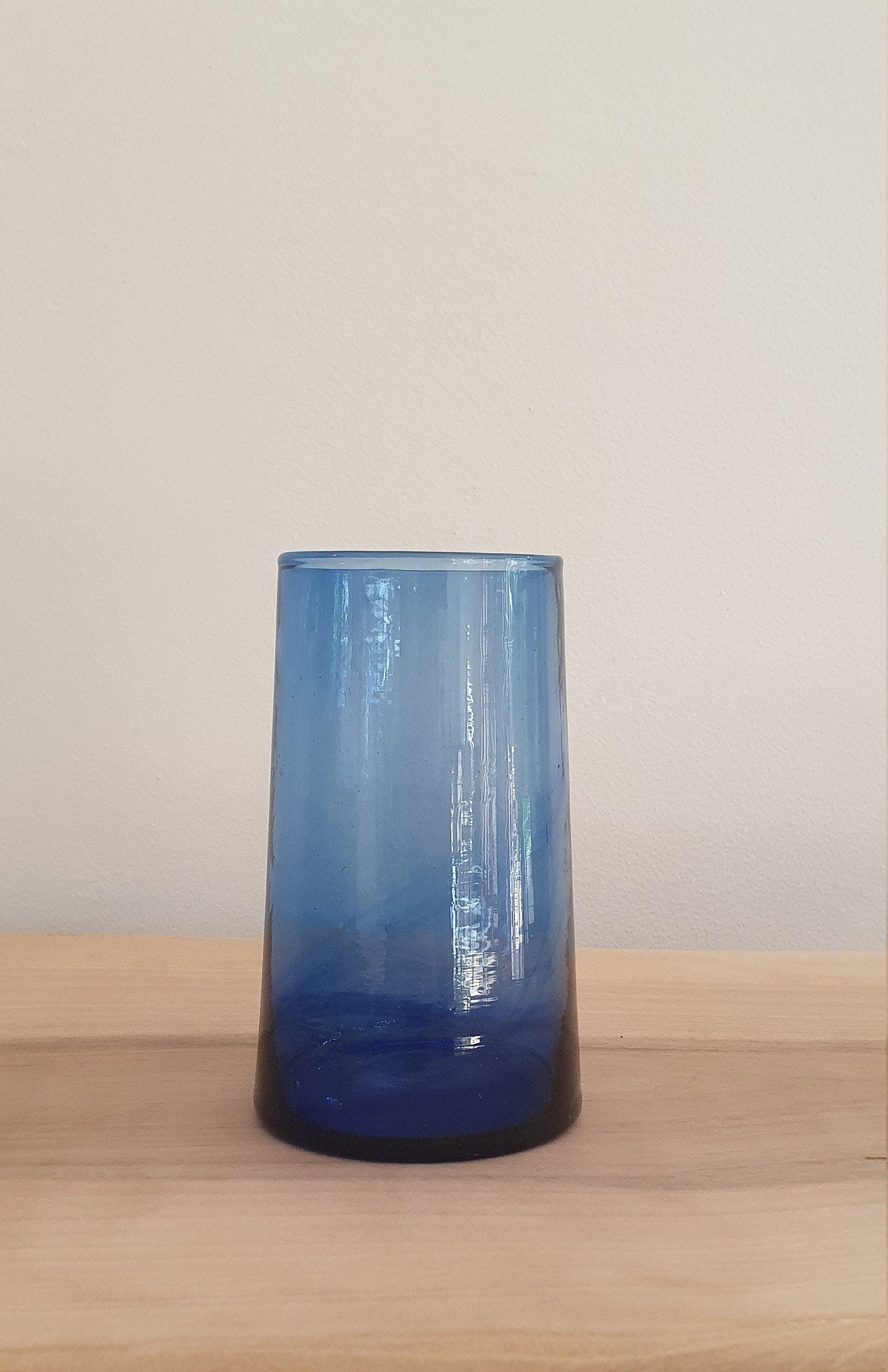Lot de 6 Verre beldi bleu