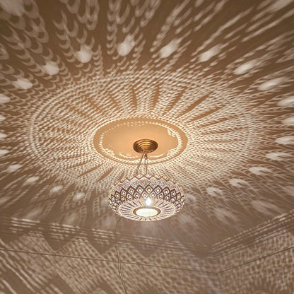 Moroccan pendant light, modern brass ceiling light, Moroccan pendant light